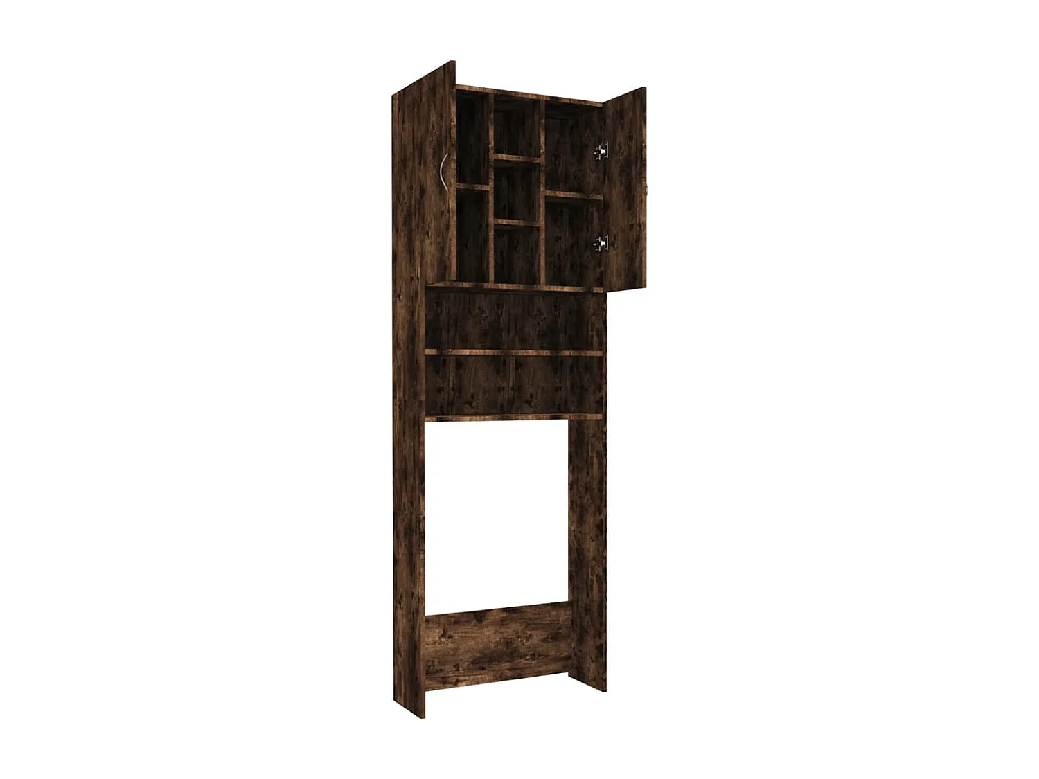 Mueble lavadora Roble ahumado 64x25,5x190 cm