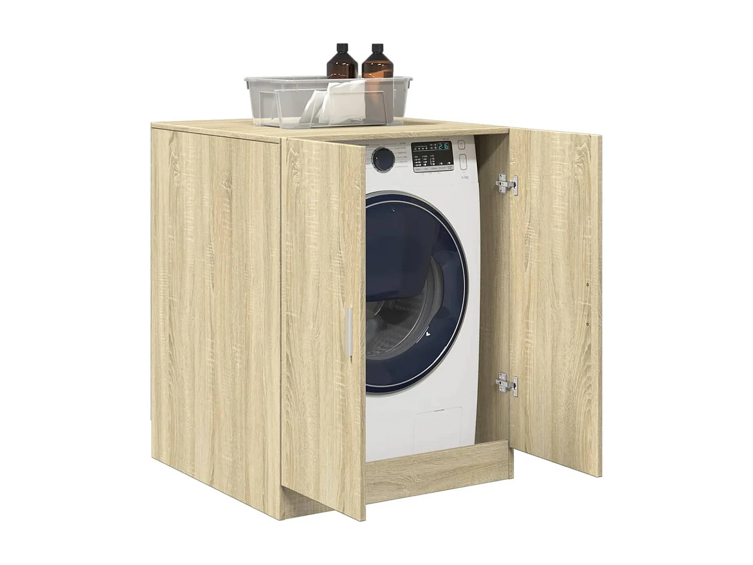 Meuble pour machine à laver chêne sonoma 70,5x71,5x91,5 cm