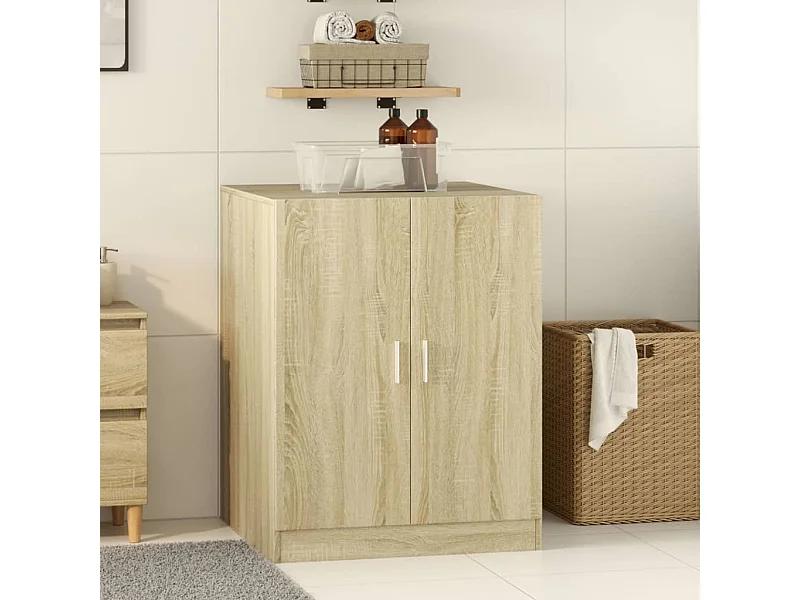 Meuble pour machine à laver chêne sonoma 70,5x71,5x91,5 cm