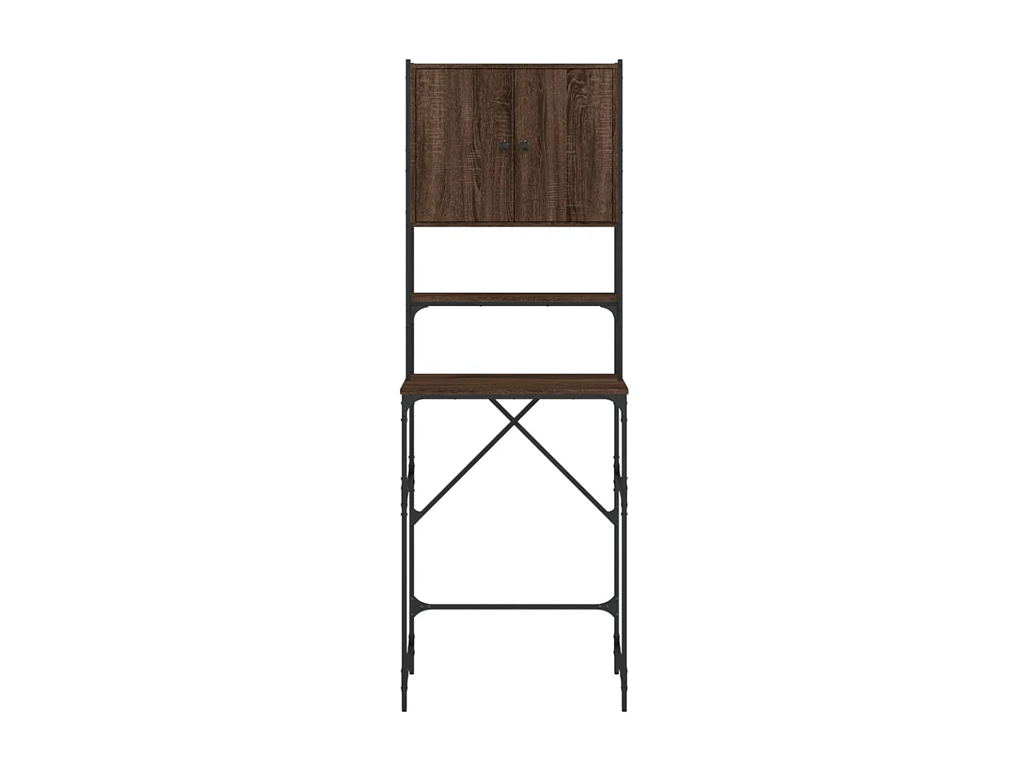 Armoire de machine à laver chêne marron 68x48,5x194 cm