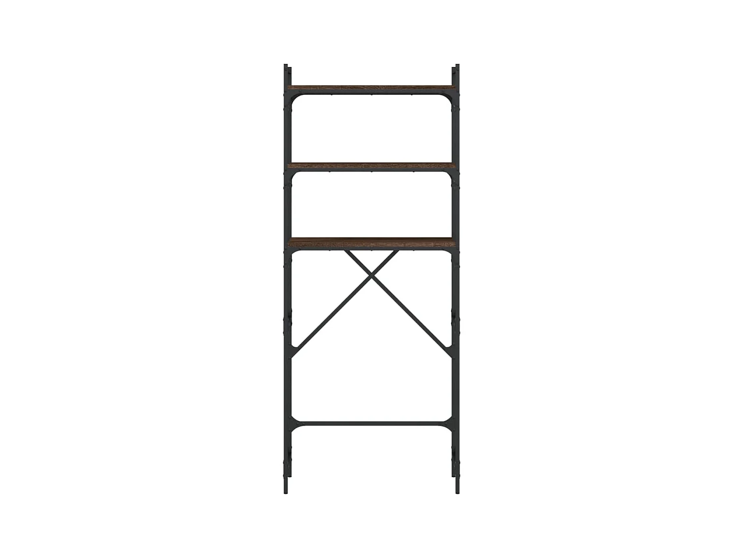 Étagère de lave-linge chêne marron 67x25x163 cm bois ingénierie