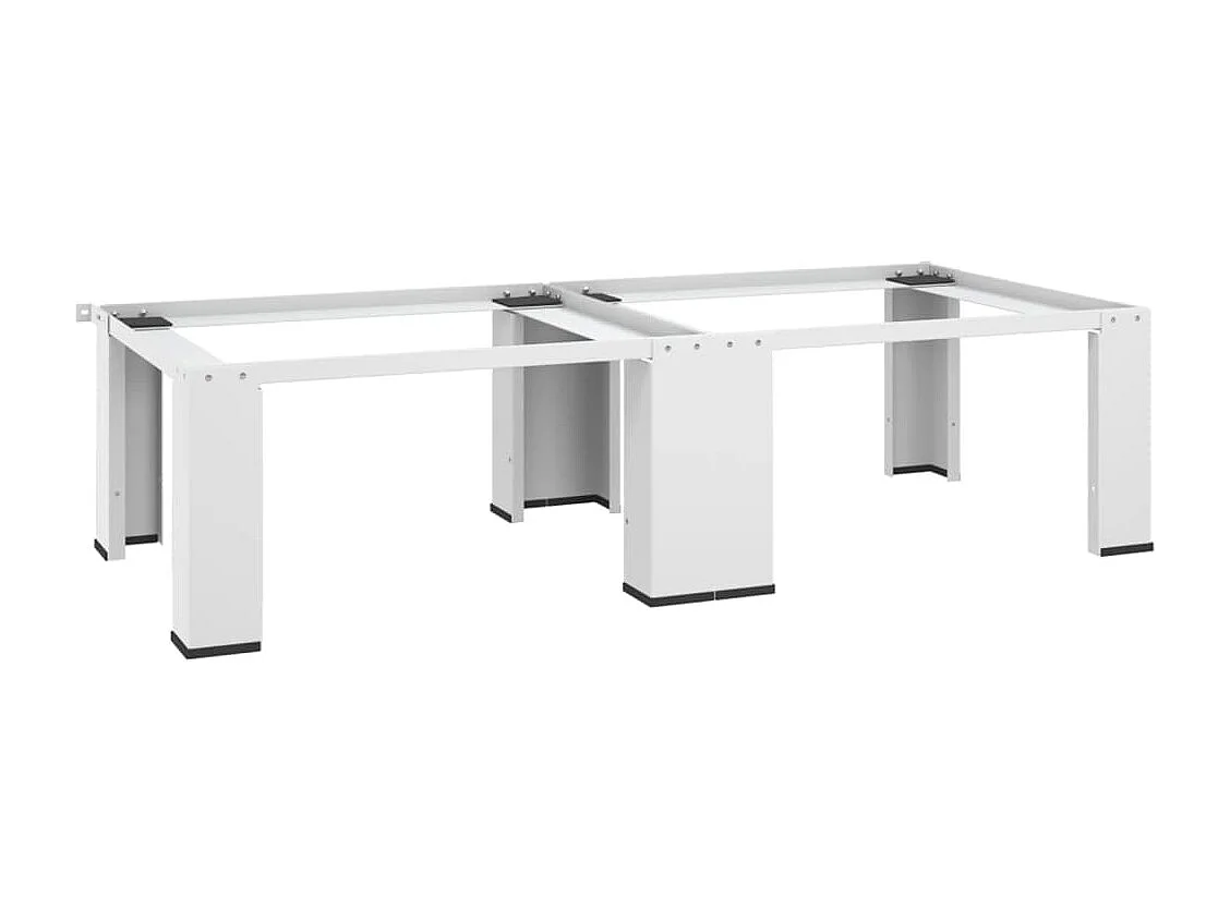 Base doble para lavadora y secadora Blanco