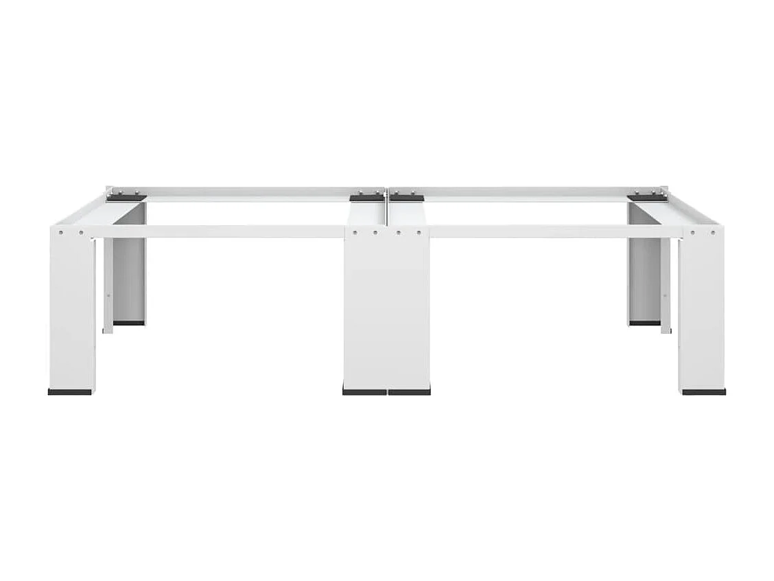 Socle double pour lave-linge et sèche-linge Blanc