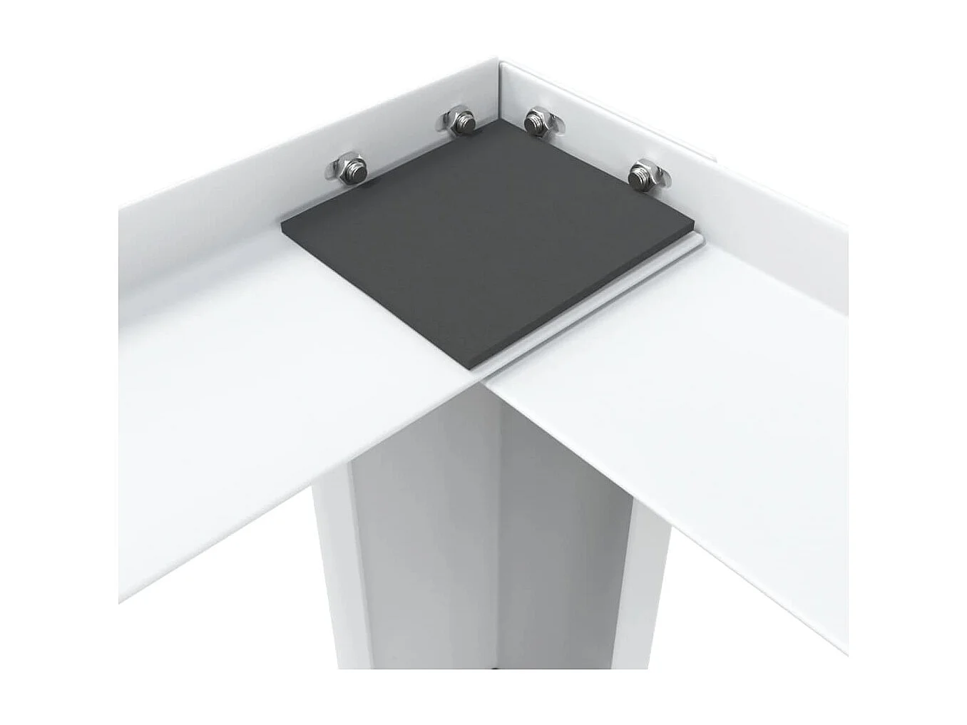 Socle double pour lave-linge et sèche-linge Blanc