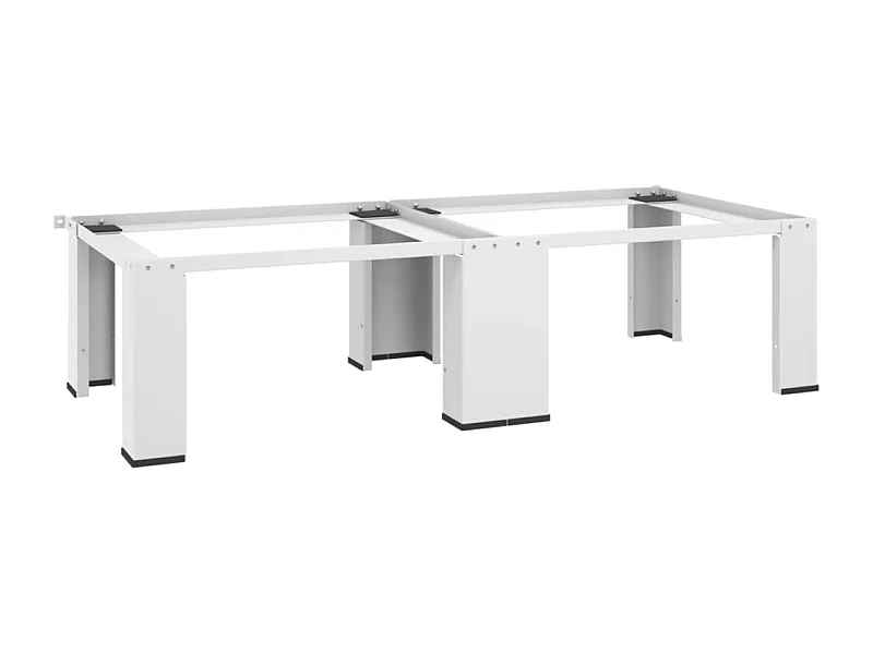 Base doppia per lavatrice e asciugatrice Bianco