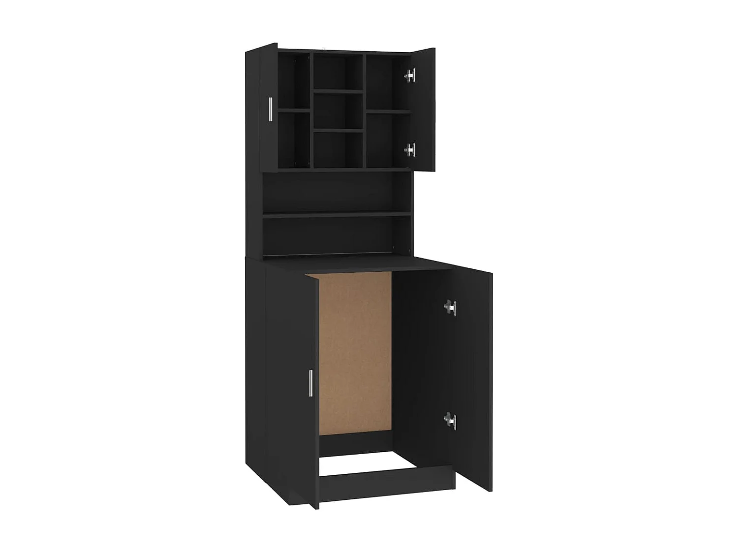 Wasmachinekast Zwart