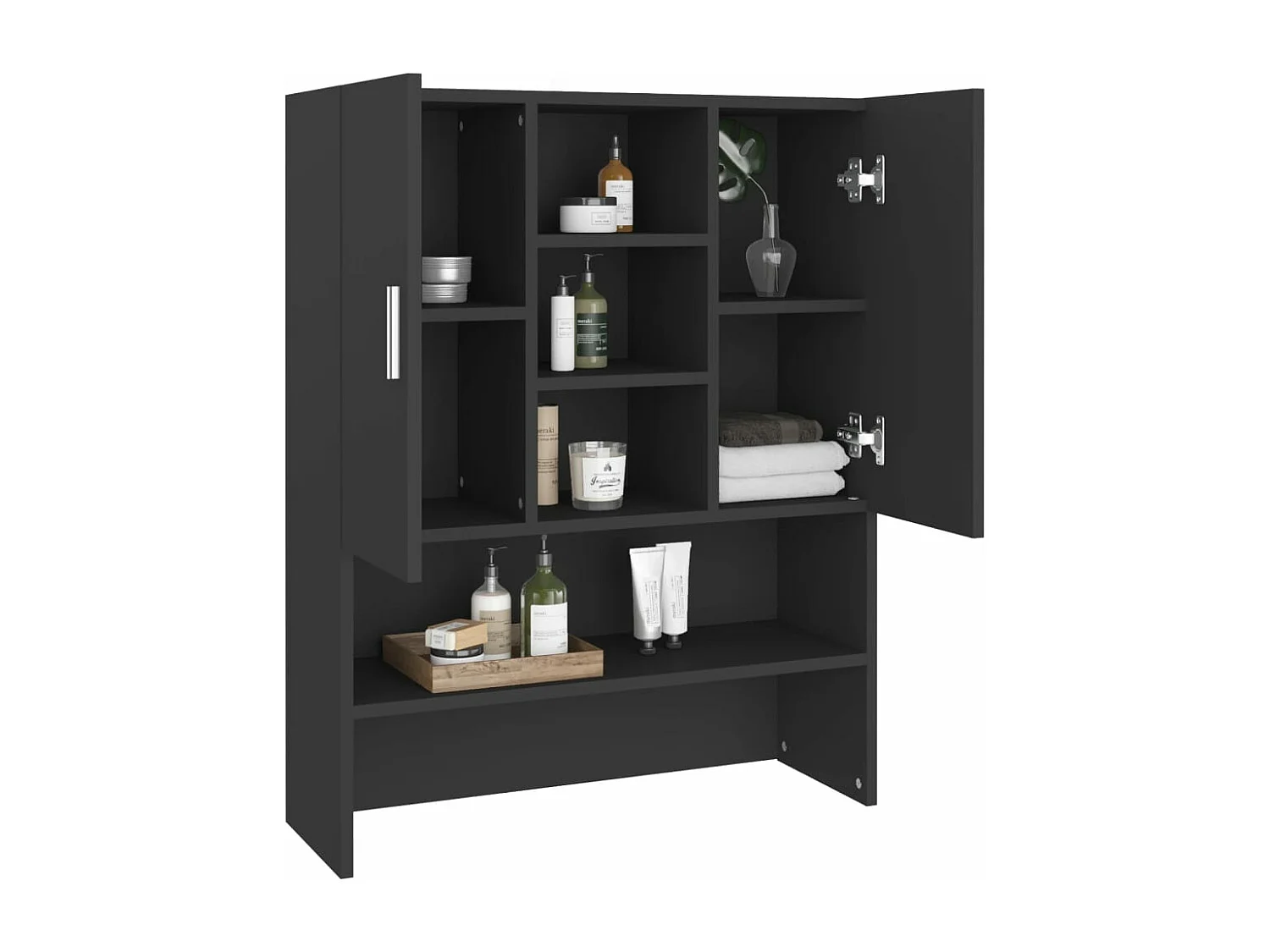 Wasmachinekast Zwart