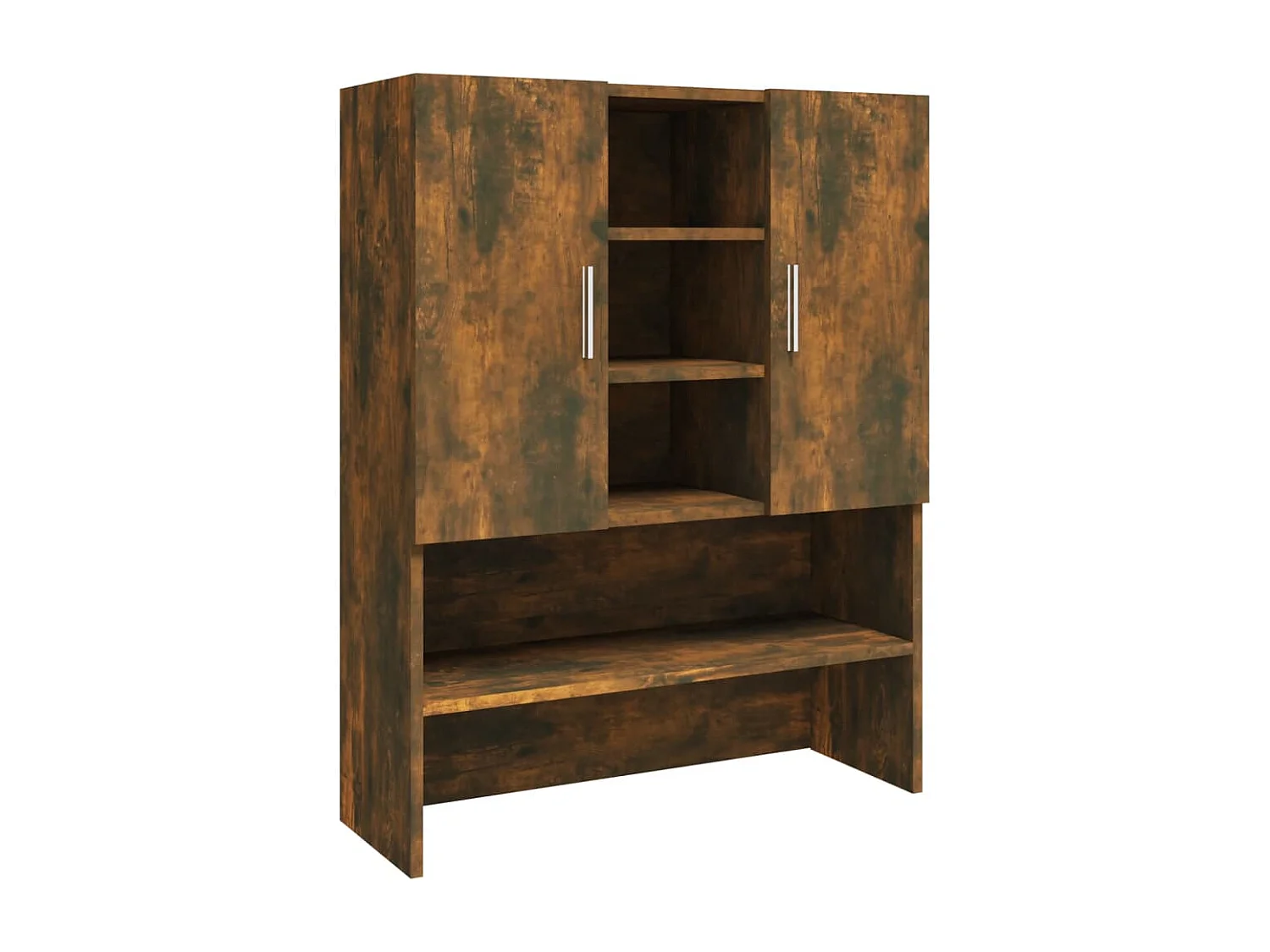 Meuble pour machine à laver Chêne fumé 70,5x25,5x90 cm