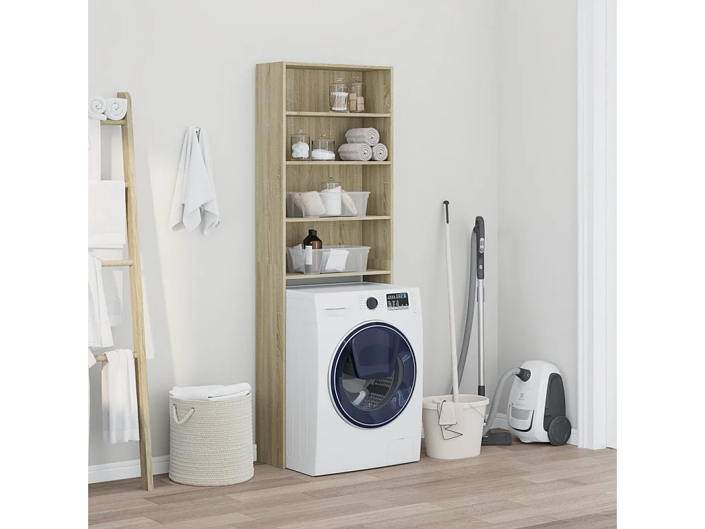Wasmachinekast Sonoma eiken parket