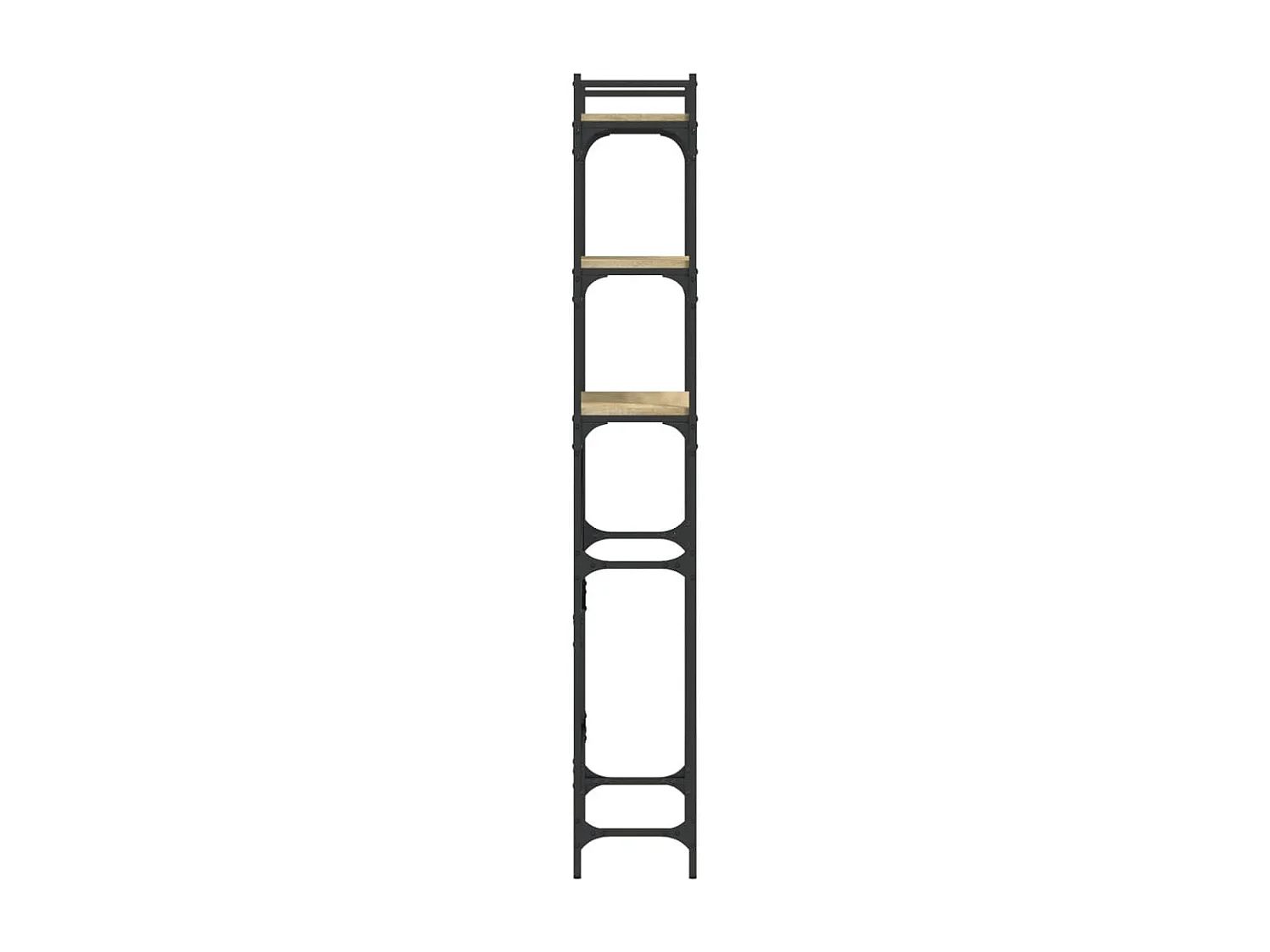 Étagère de lave-linge chêne sonoma 67x25x163 cm bois ingénierie