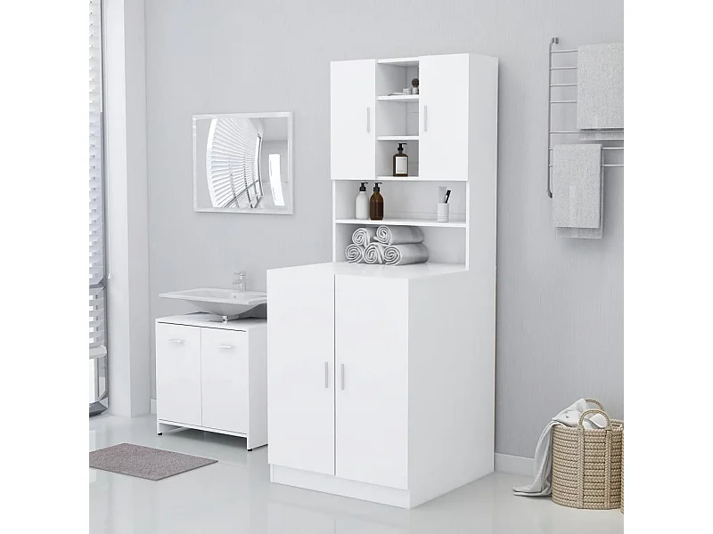 Meuble pour machine à laver Blanc 71x71,5x91,5 cm