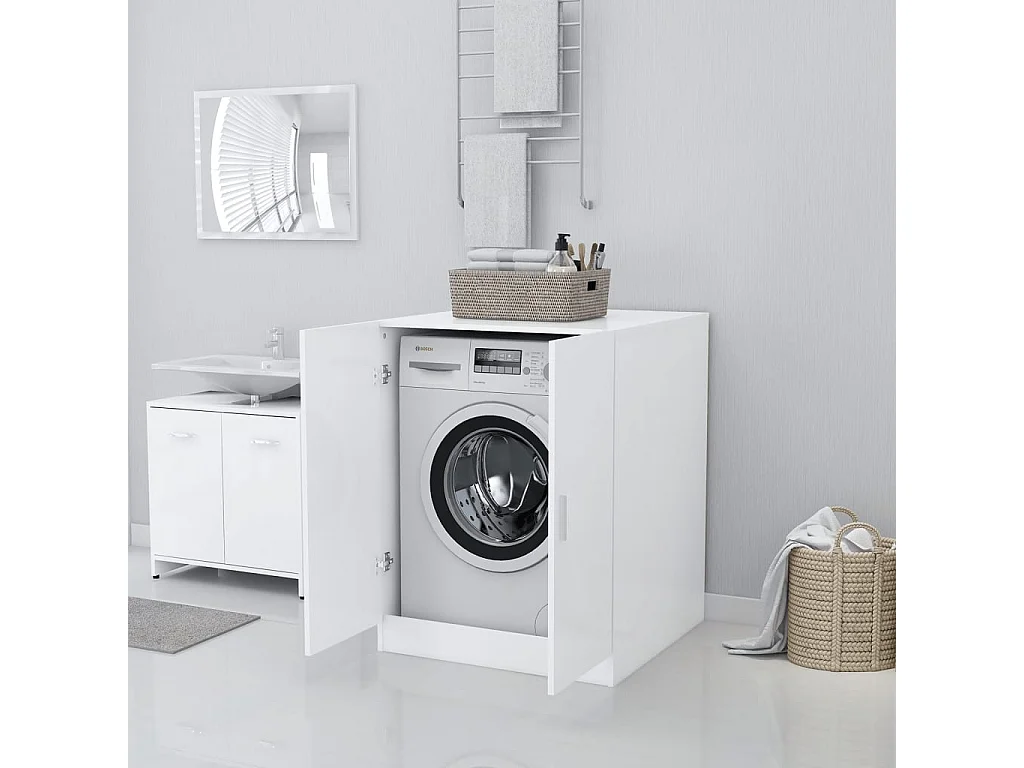 Meuble pour machine à laver Blanc 71x71,5x91,5 cm