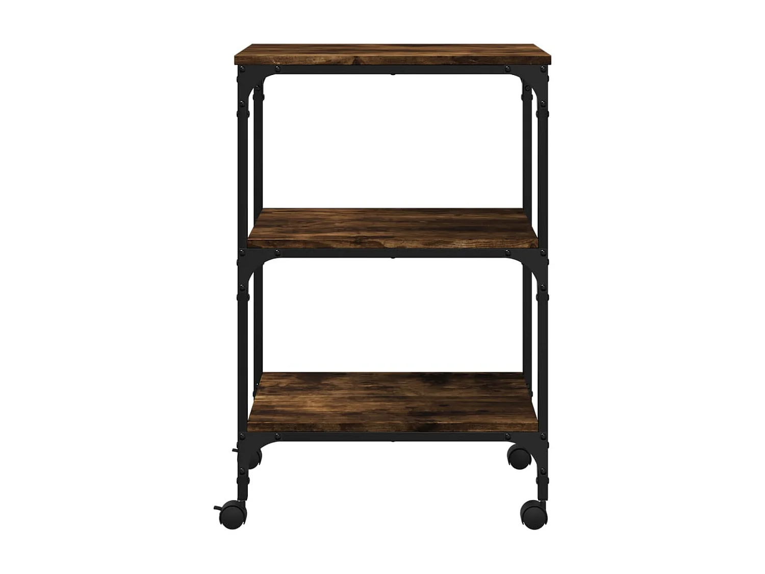 Druckerunterstützung 3 Ebenen Räuchereiche 50x41x75 cm