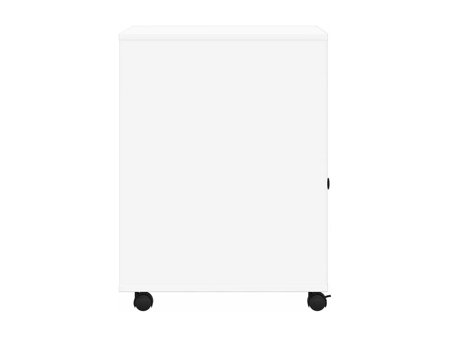 Supporto per stampante con ruote bianco 60x50x67 cm