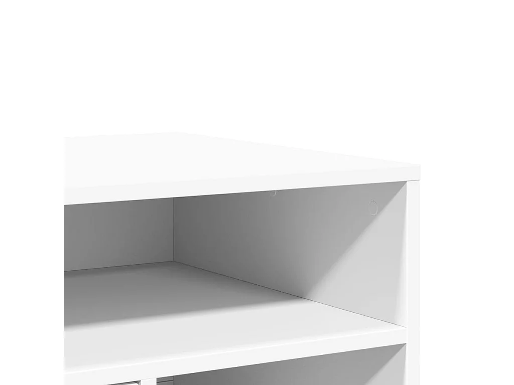 Supporto per stampante con ruote bianco 60x50x67 cm