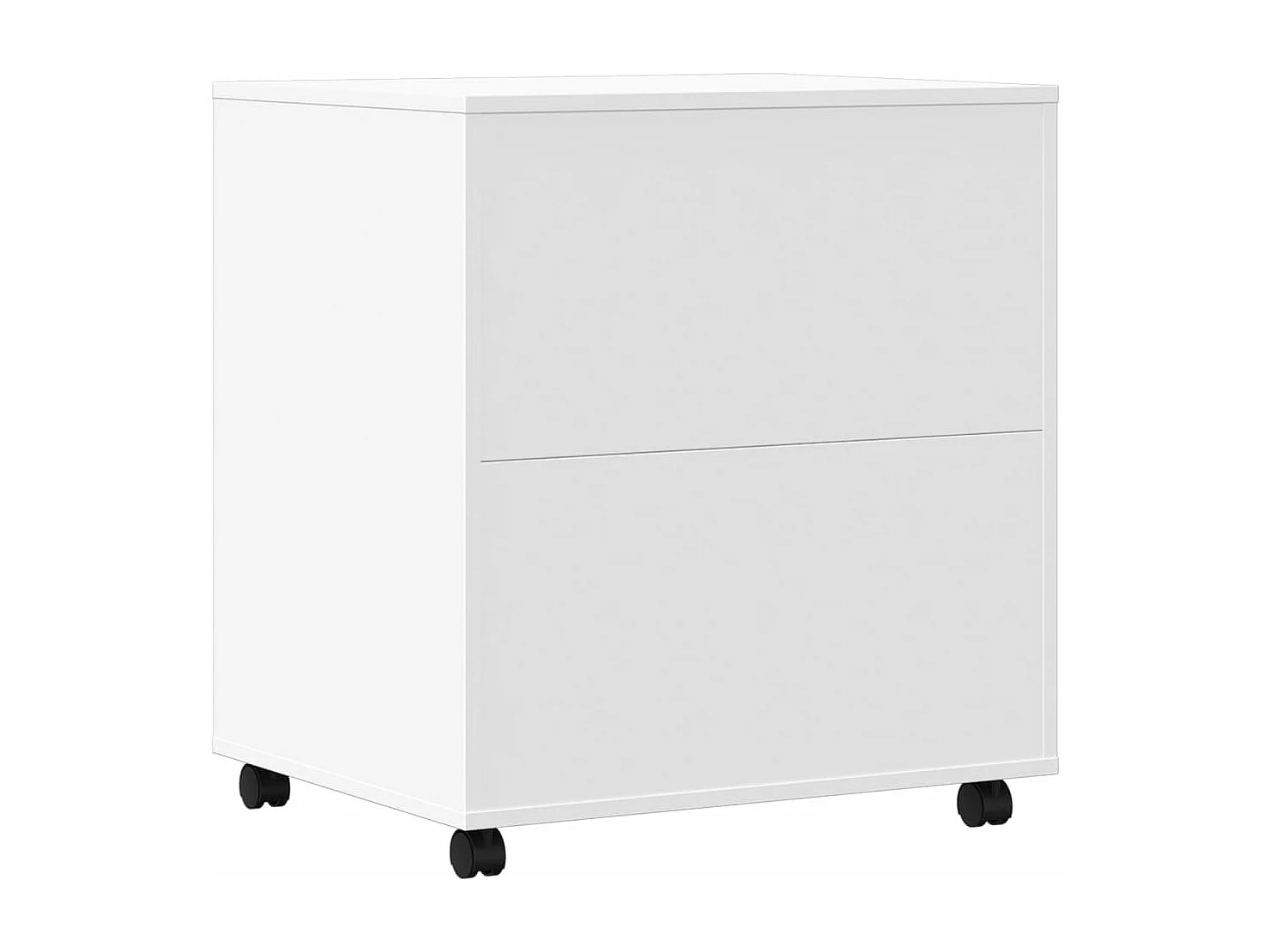 Supporto per stampante con ruote bianco 60x50x67 cm