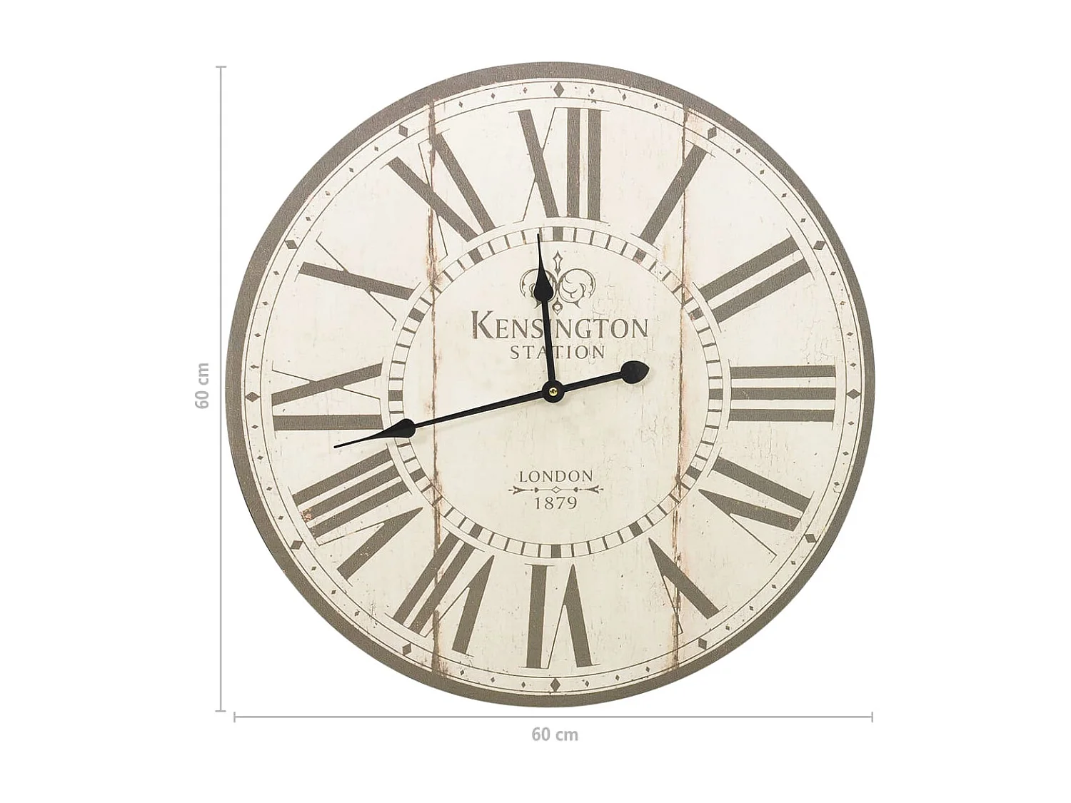 Relógio de parede vintage de Londres 60 cm