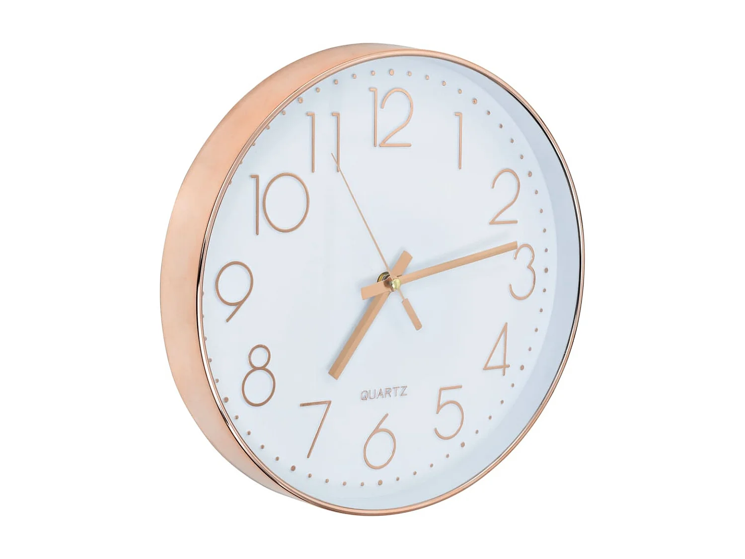 Reloj de pared 30 cm oro rosa