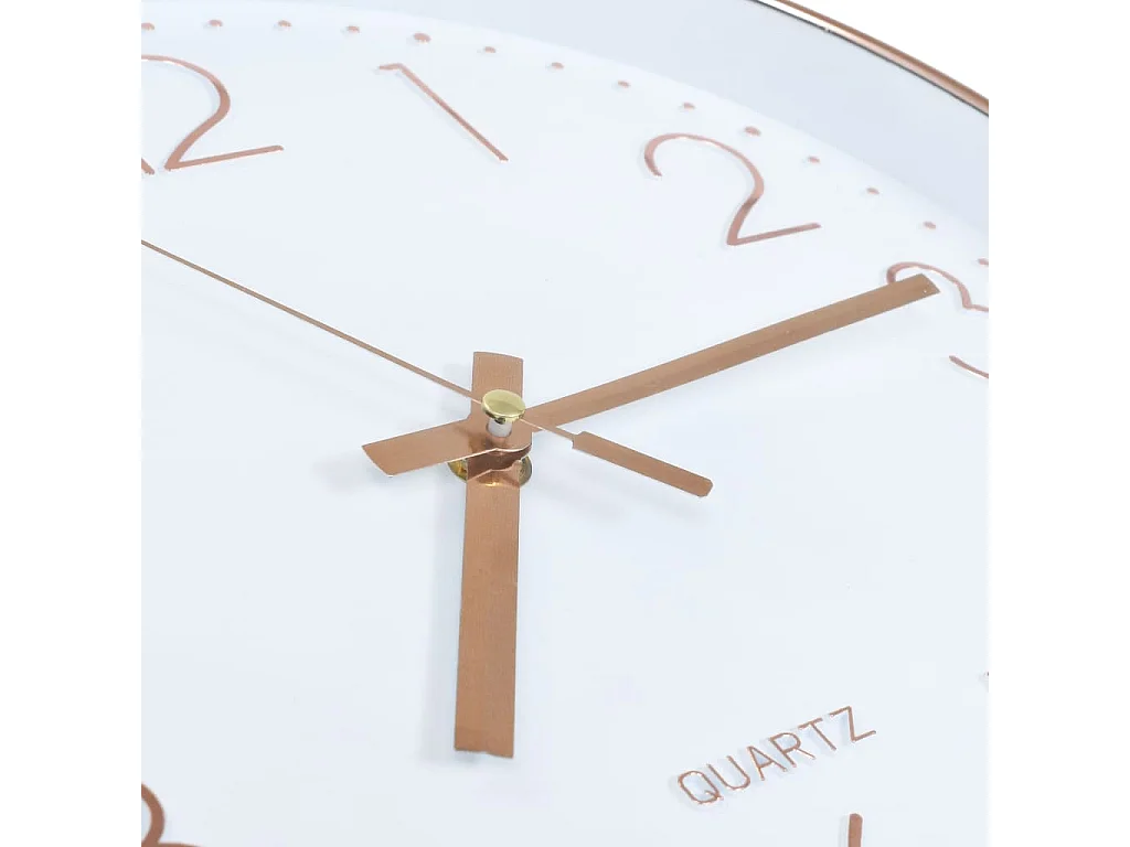 Reloj de pared 30 cm oro rosa