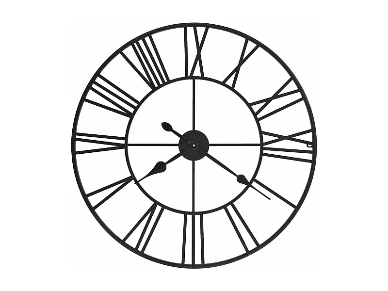 Orologio da parete vintage con movimento al quarzo Metallo 80 cm XXL