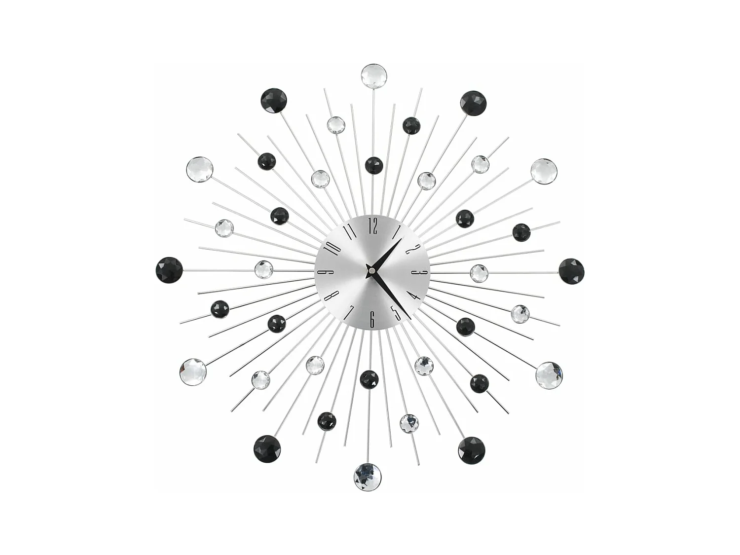 Horloge murale avec mouvement à quartz Design moderne 50 cm