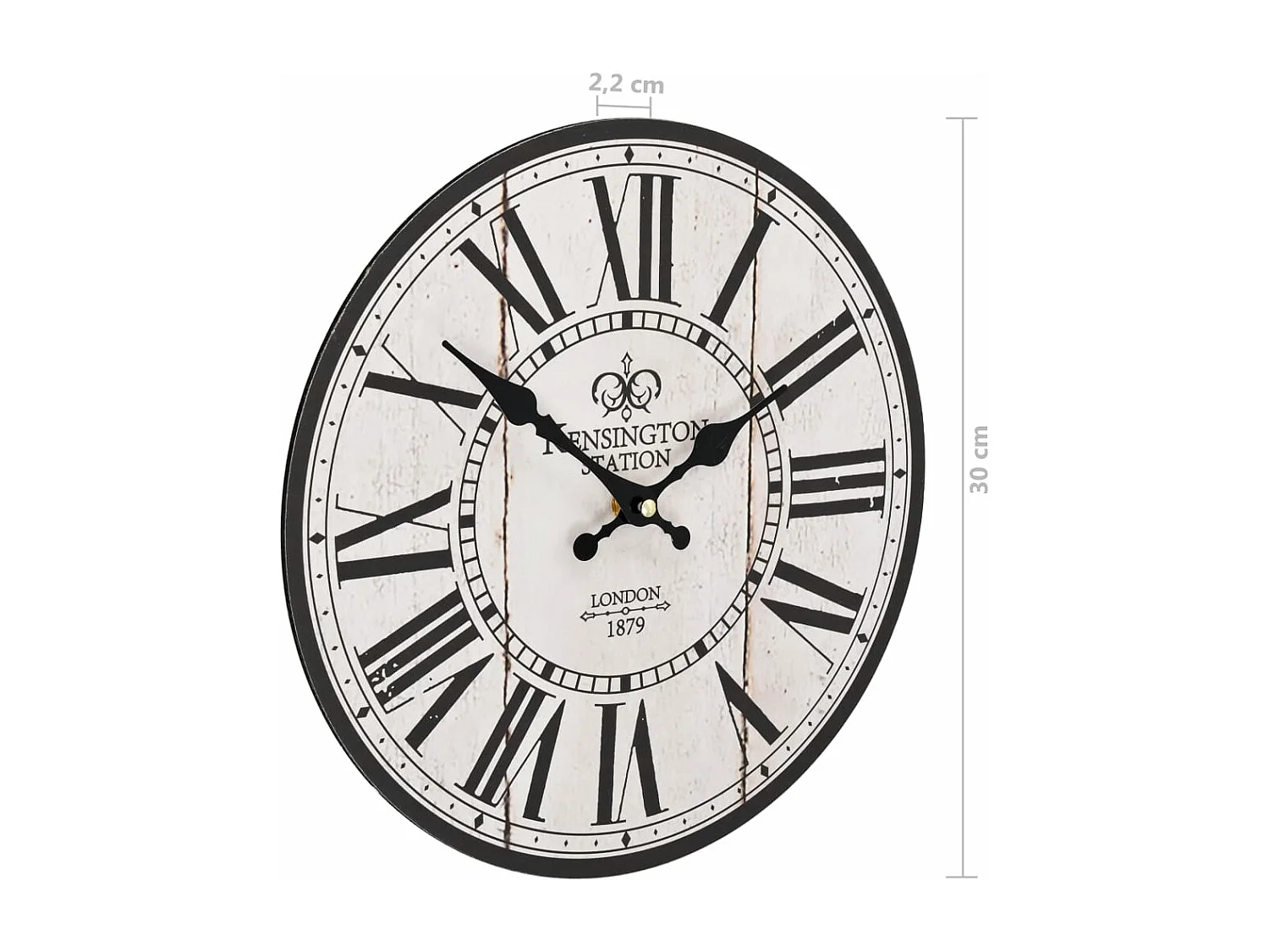 Horloge murale vintage Londres 30 cm
