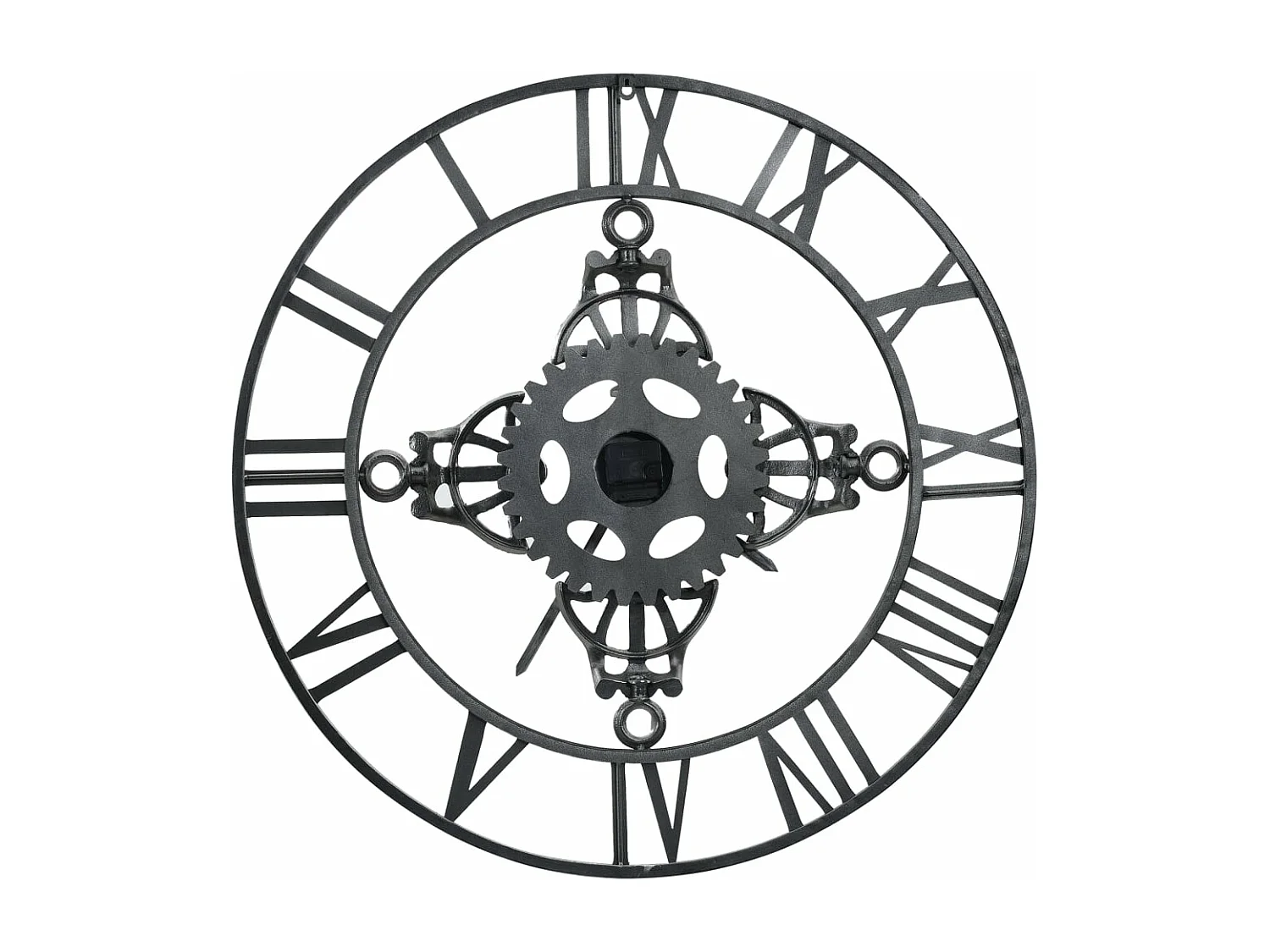 Horloge murale Argenté 78 cm Métal