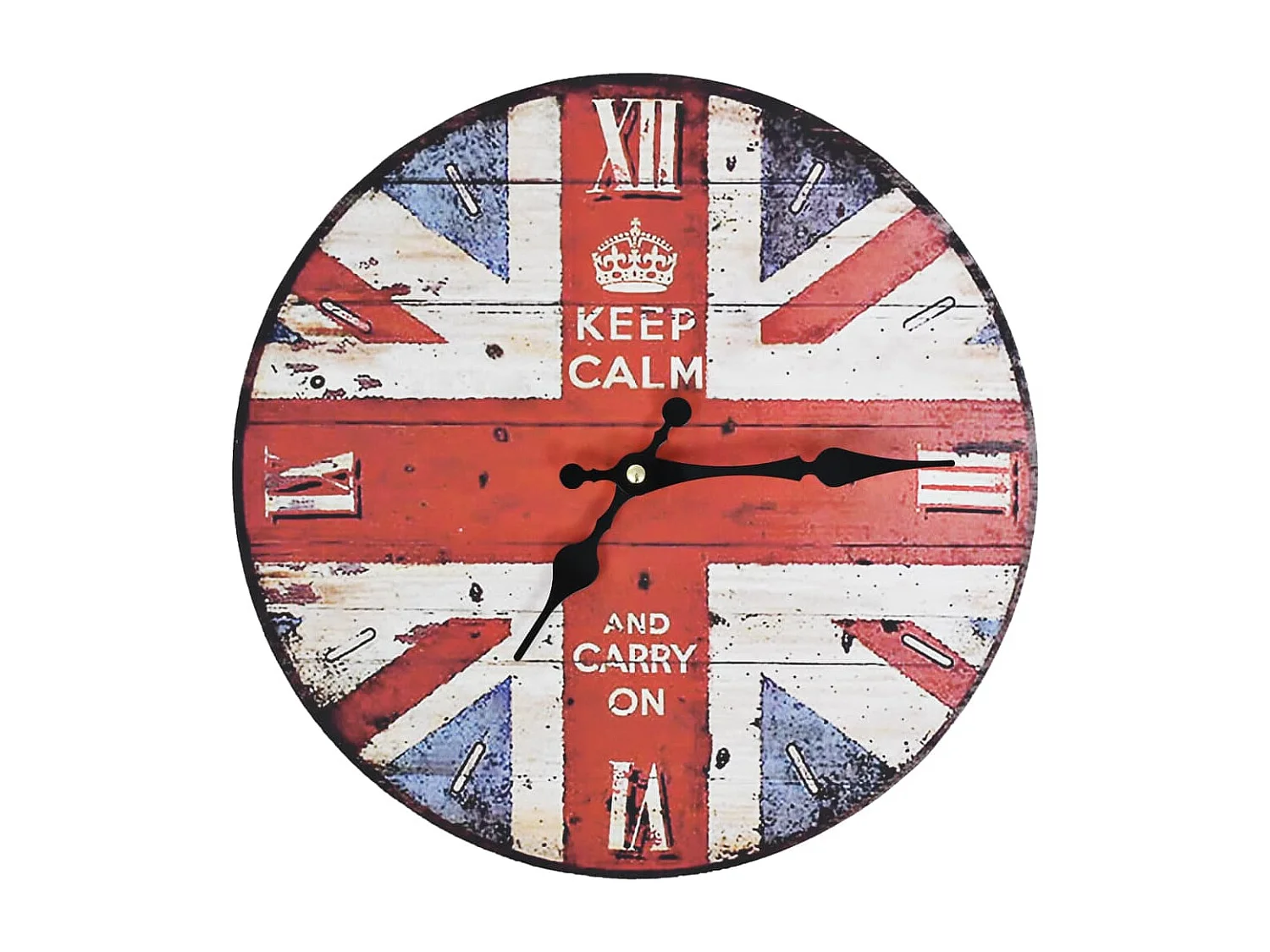 Reloj de pared vintage británico 30cm