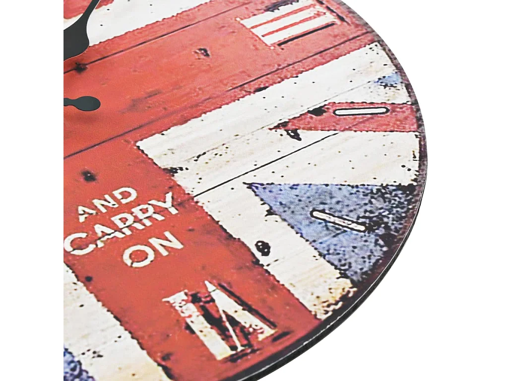 Reloj de pared vintage británico 30cm