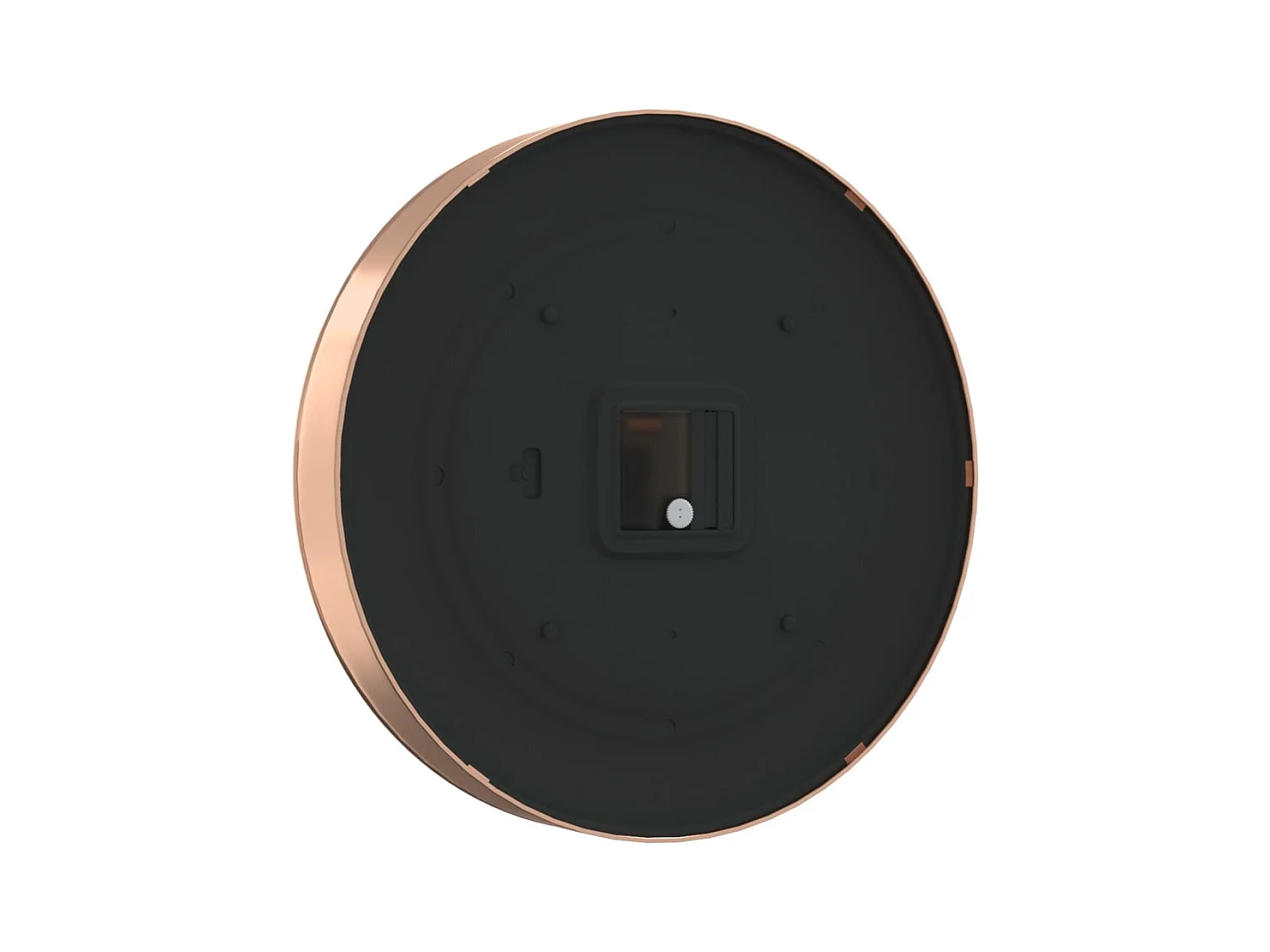 Relógio de parede dourado e azul Ø29,5 cm em poliestireno e vidro