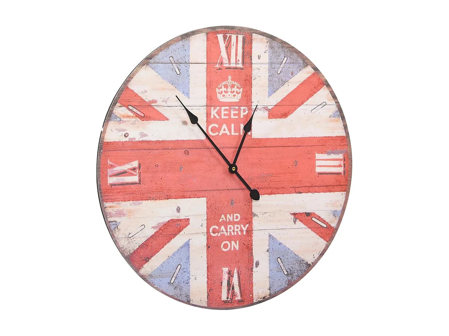 Horloge murale vintage Royaume-Uni 60 cm