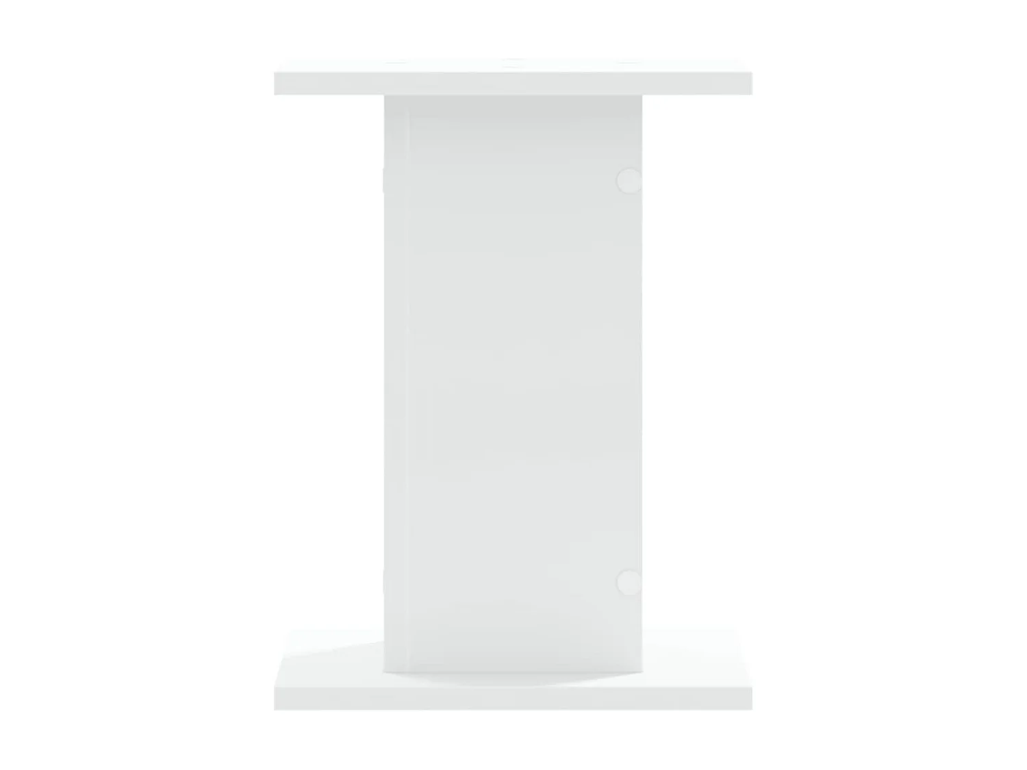 Supporti per altoparlanti: 2 pezzi in MDF bianco