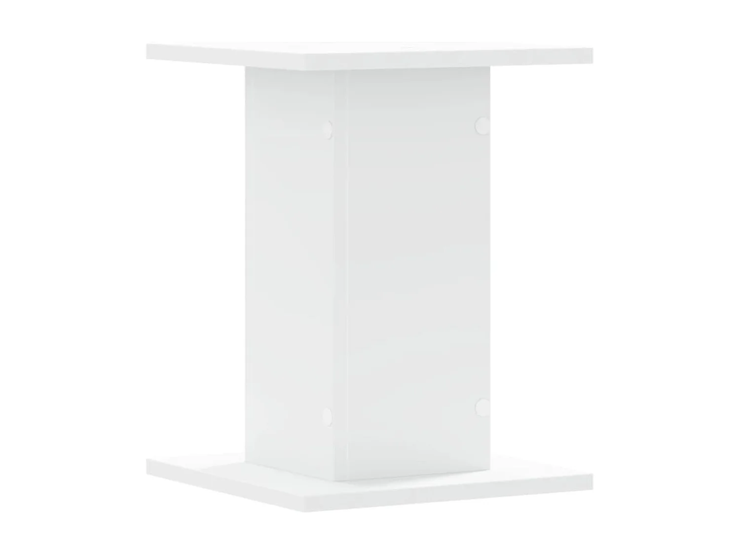 Supporti per altoparlanti: 2 pezzi in MDF bianco