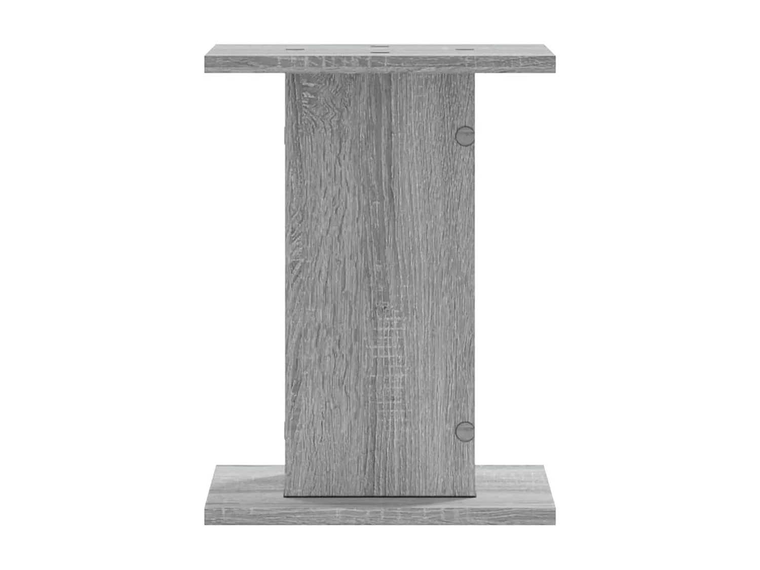 Supports de haut-parleurs 2 pcs gris sonoma bois d'ingénierie