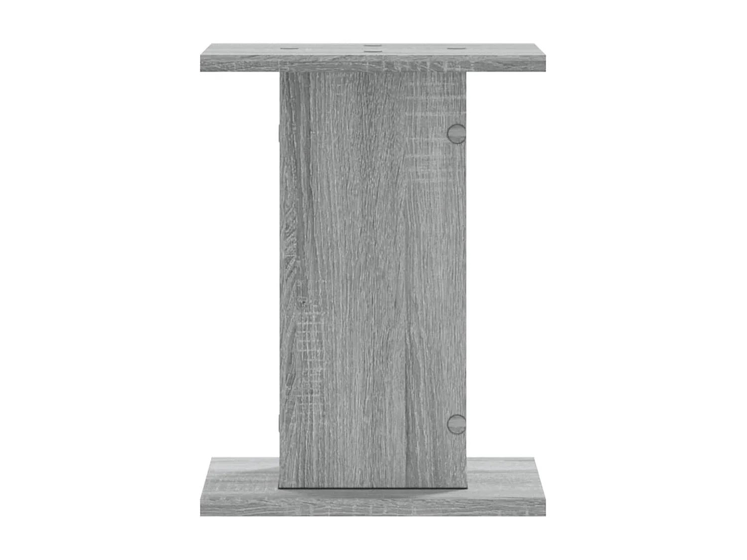 Supports de haut-parleurs 2 pcs gris sonoma bois d'ingénierie