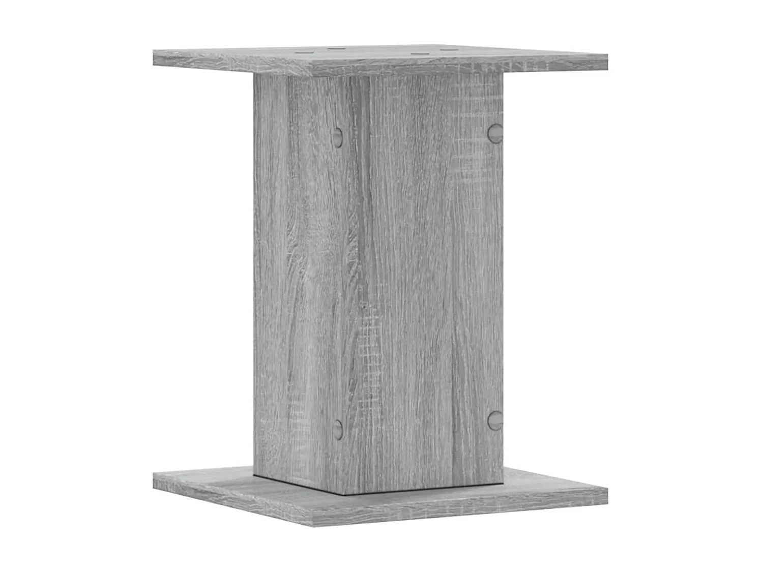 Supports de haut-parleurs 2 pcs gris sonoma bois d'ingénierie