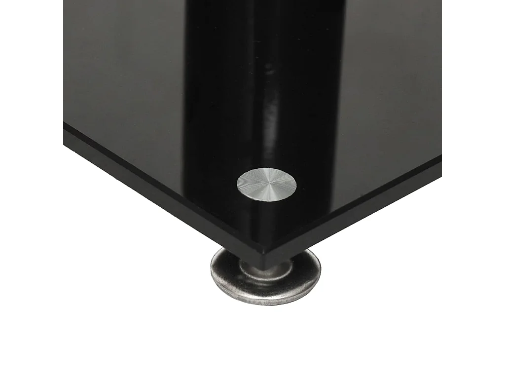 Lautsprecherständer 2 Stück schwarz/silber 3 Säulen