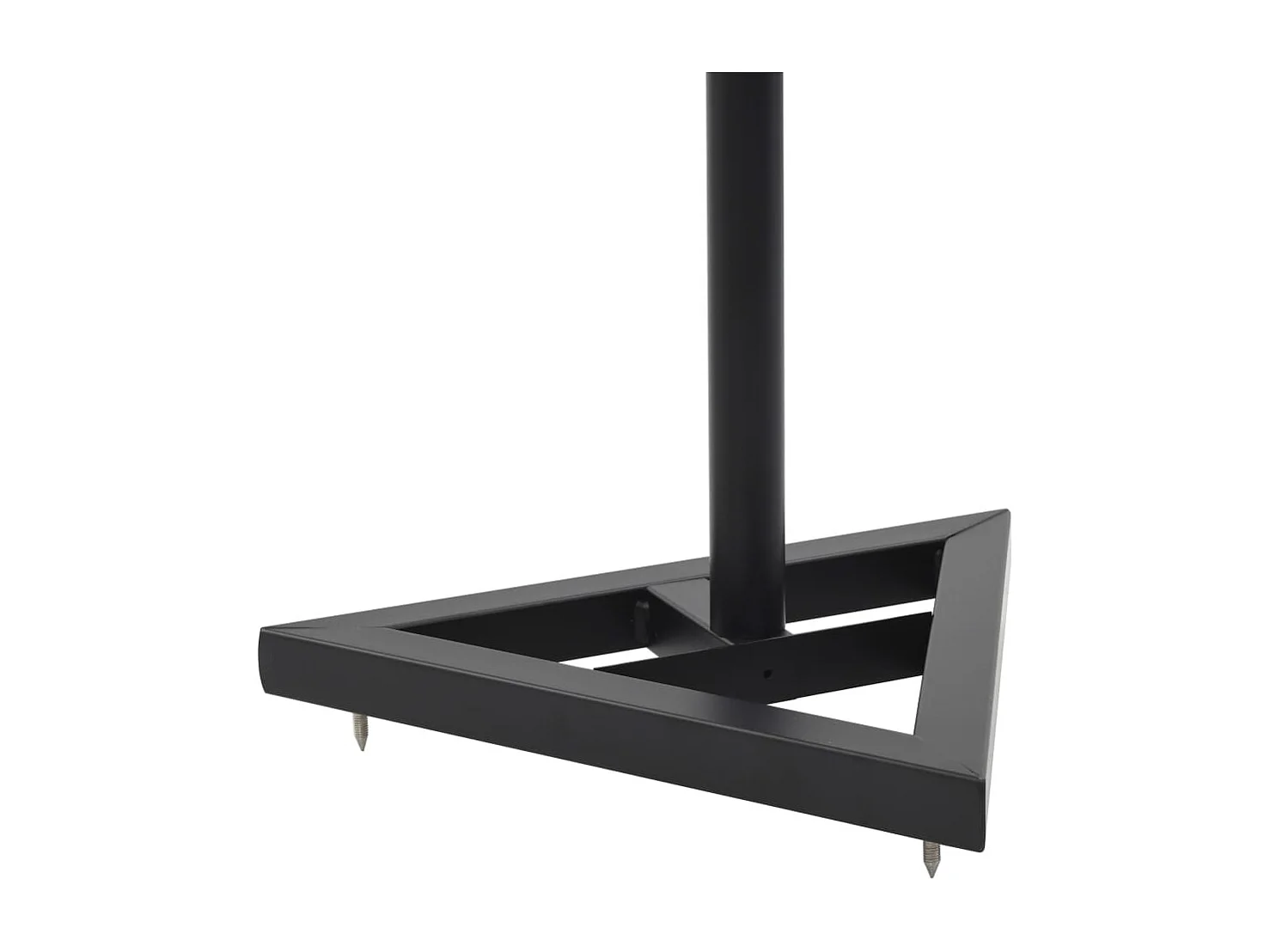 Supports de haut-parleur de moniteur de studio 2 pcs Noir Acier