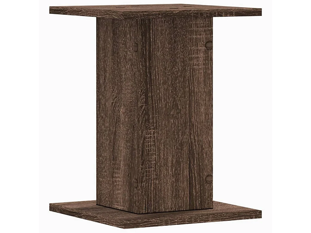 Soportes para altavoces 2 piezas de madera contrachapada de roble marrón