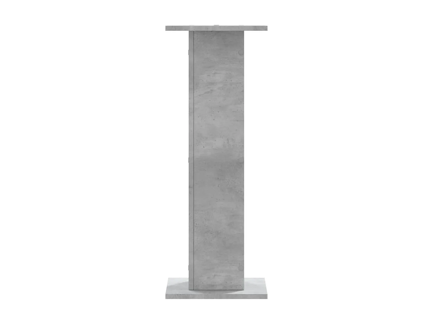 Lautsprecherständer 2 Stück aus grauem Beton-Holzwerkstoff