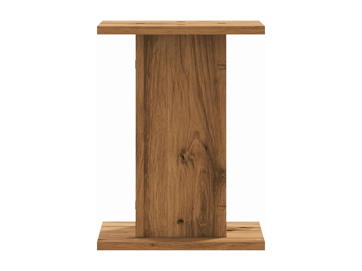 Supports de haut-parleurs 2 pcs chêne artisanal bois ingénierie