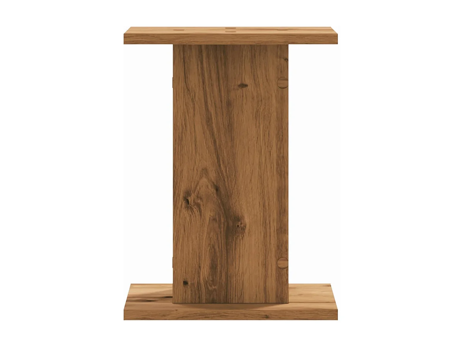 Supports de haut-parleurs 2 pcs chêne artisanal bois ingénierie