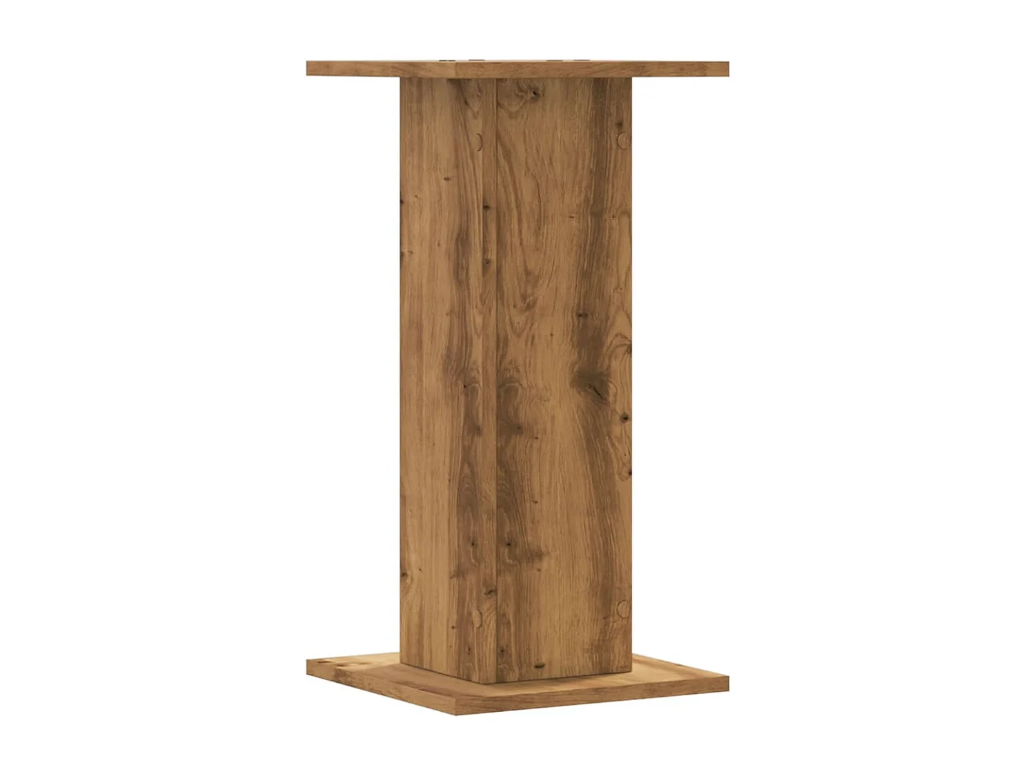 Supports de haut-parleurs 2 pcs chêne artisanal bois ingénierie