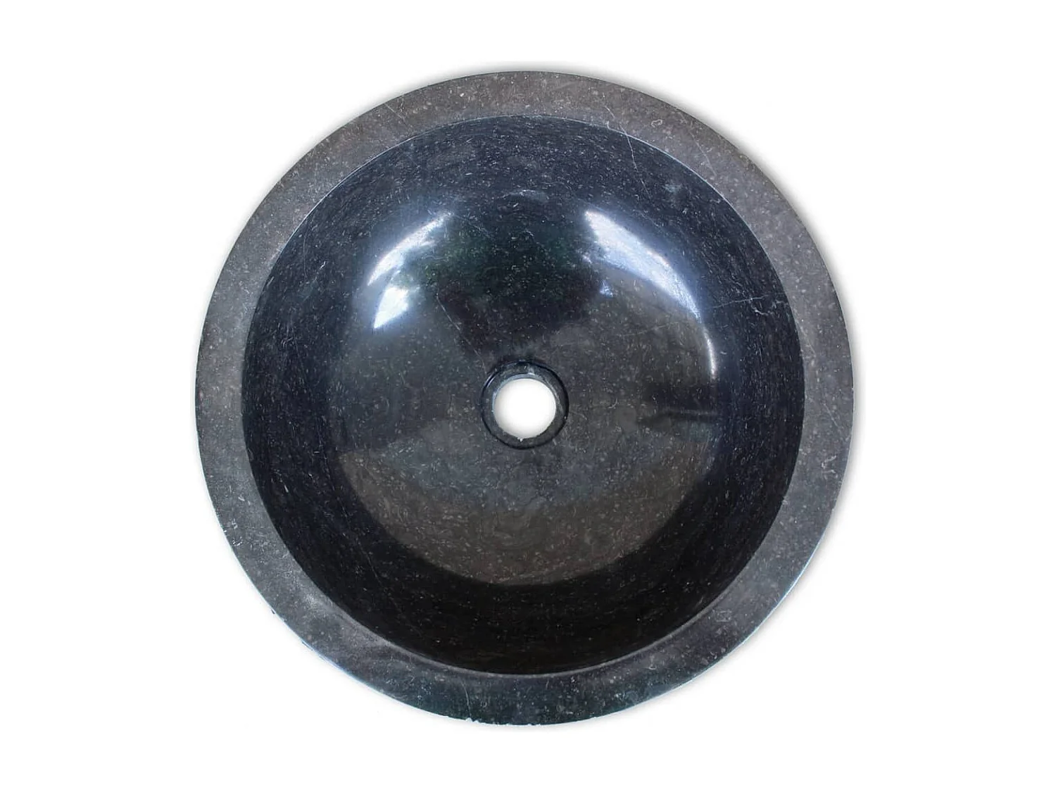 Lavabo in Marmo 40 cm Nero