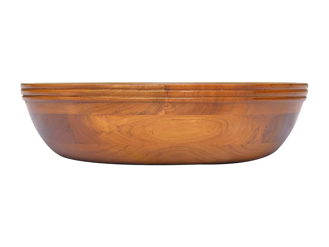 Lavabo Bois de teck massif Φ40x10 cm