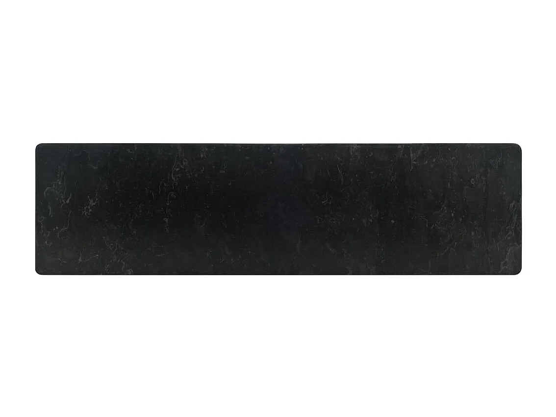 Lavabo 45x30x12 cm marmo nero lucido