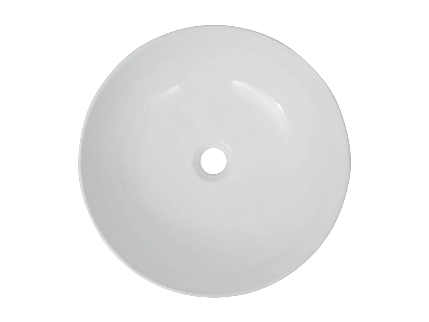Lavabo ronde Céramique Blanc 41,5 x 13,5 cm