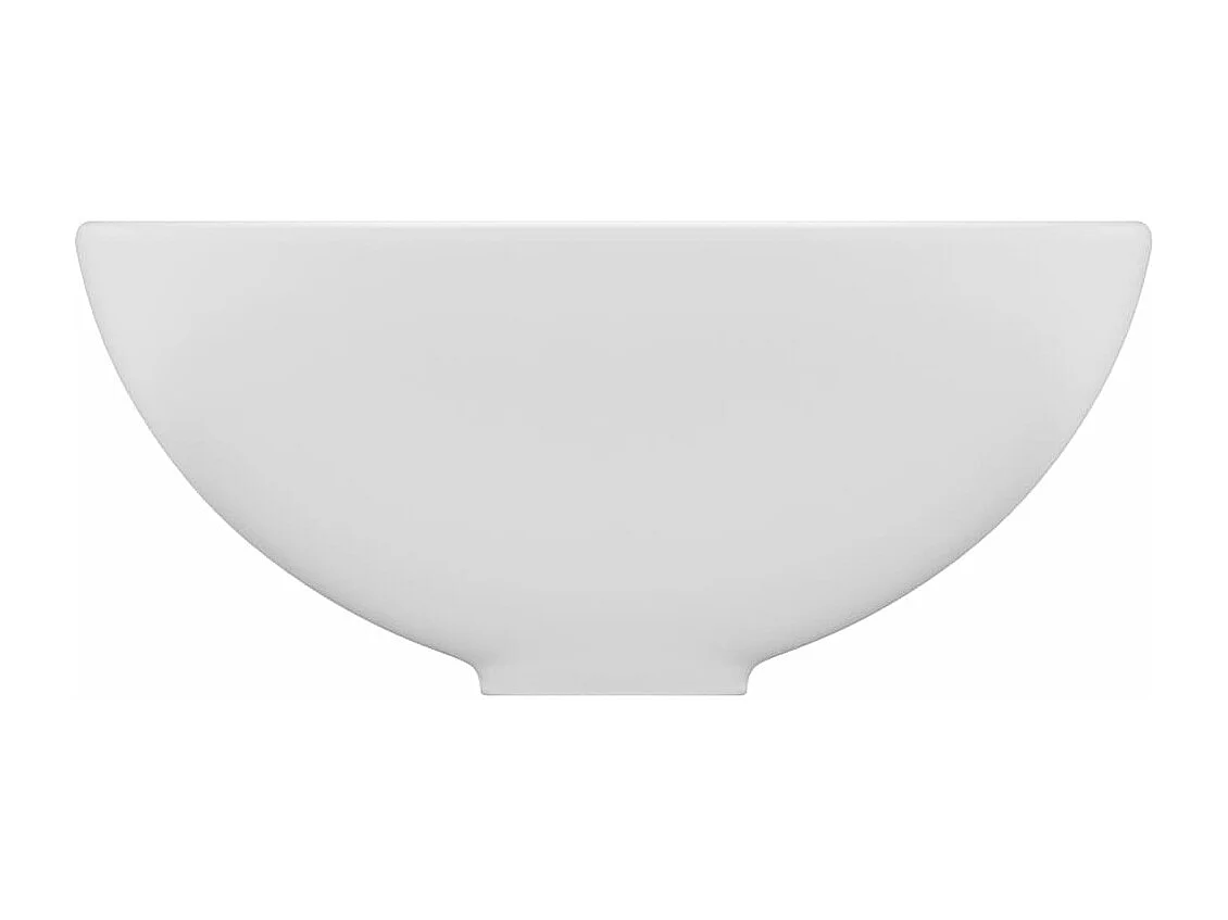 Ronde wastafel Mat wit 32,5x14 cm Keramiek