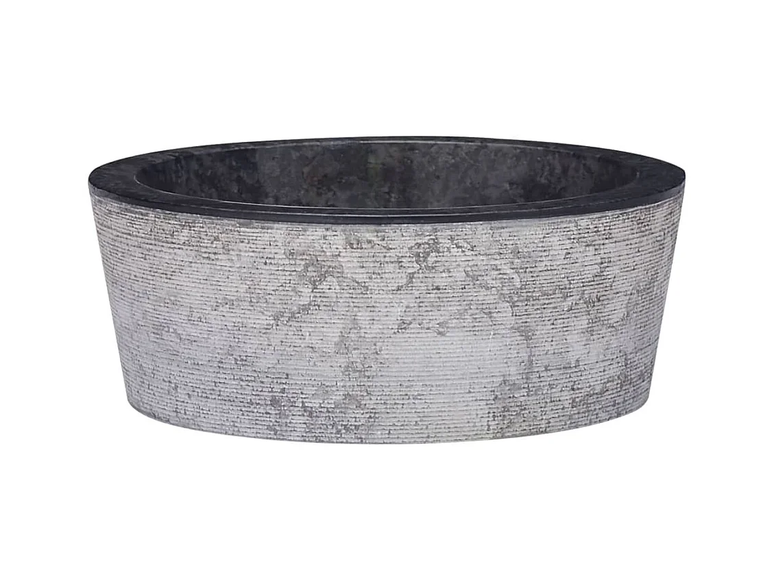 Zwarte Spoelbak Ø40x15 cm Marmer