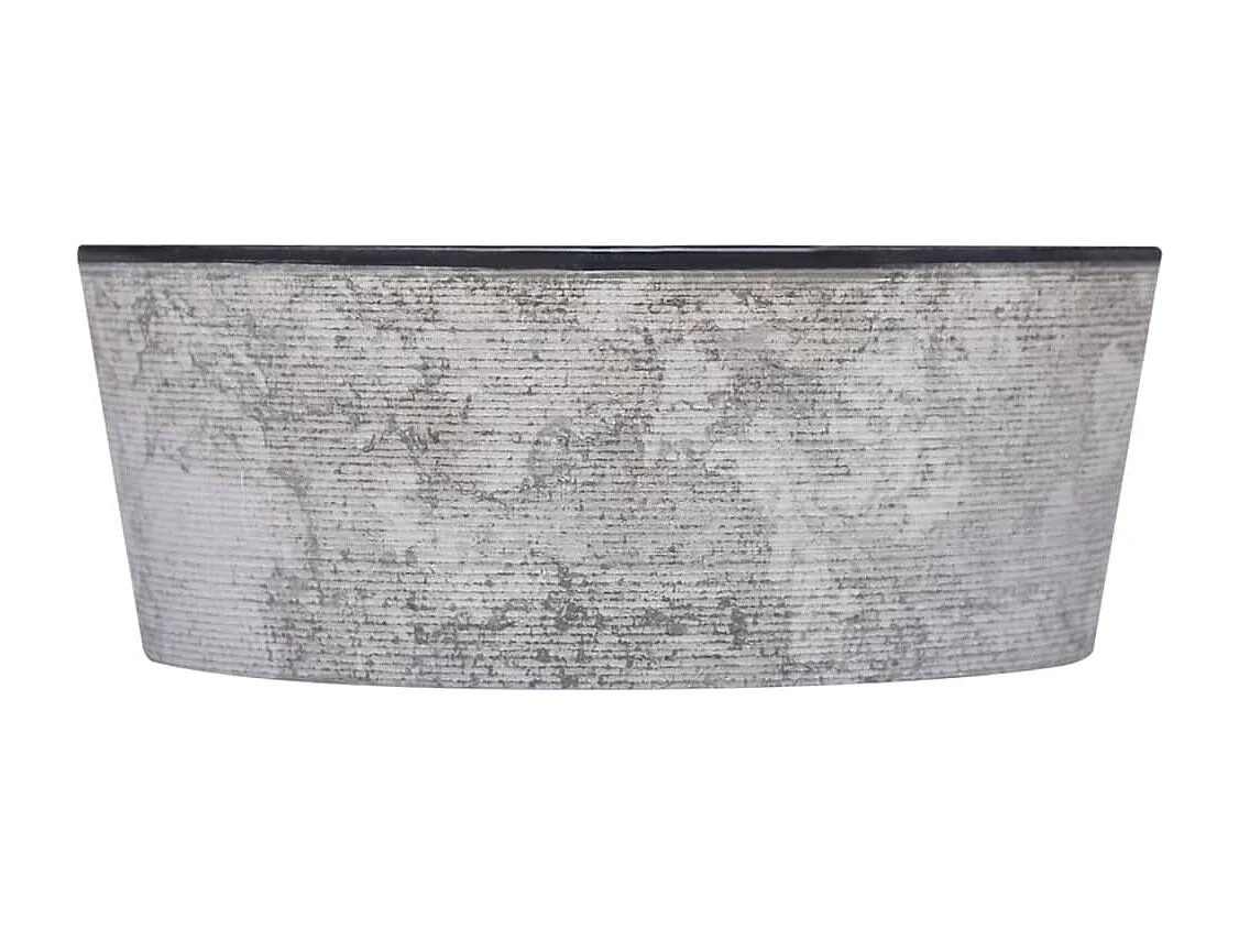 Lavabo Noir Ø40x15 cm Marbre